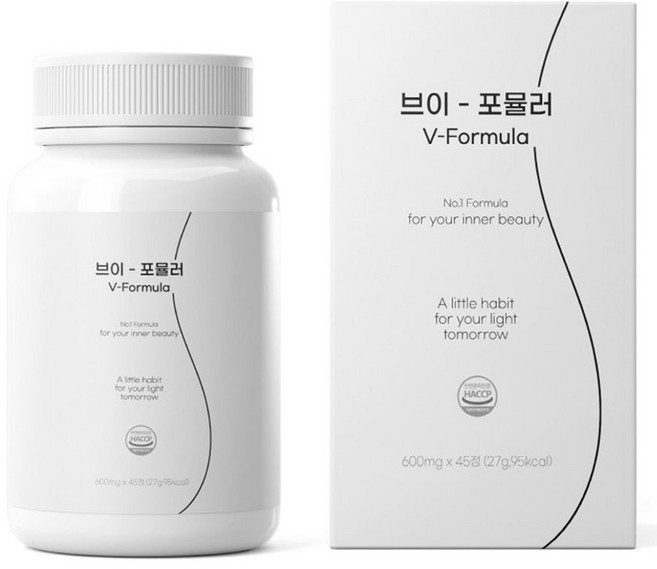 우먼셀렉 브이포뮬러 브로멜라인 27g, 45정, 1개