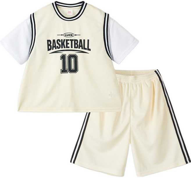 마리앤모리 아동용 넘버 플레이어 레이어드 상하의 세트