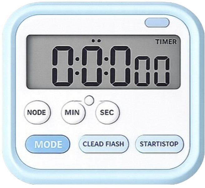 리버폭스 미니 마그네틱 디지털 타이머, 1개, 블루계열