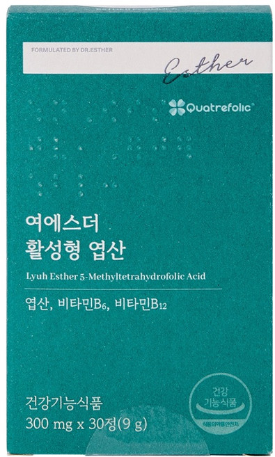 에스더포뮬러 여에스더 활성형 엽산 9g, 30정, 1개