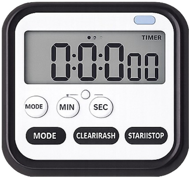 리버폭스 미니 마그네틱 디지털 타이머, 1개, 블랙계열