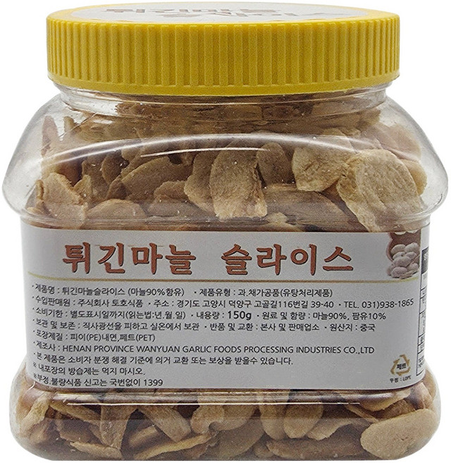 토호식품 튀긴마늘 슬라이스, 150g, 1개