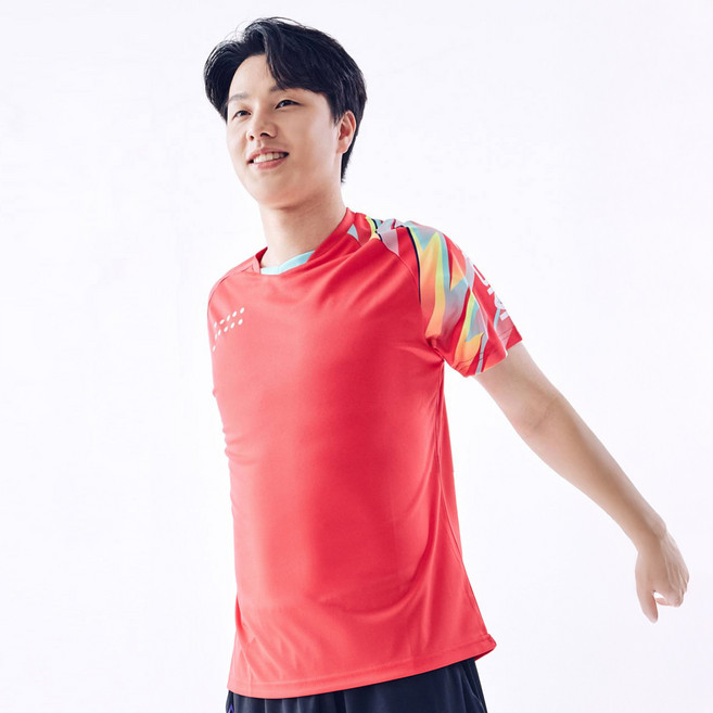 엑시옴 라보스 기능성 탁구 유니폼 반팔 티셔츠