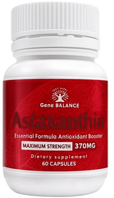 Gene BALANCE 首池蝦紅素 370mg, 1套, 60顆