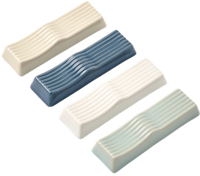 모던하우스 플레어 수저받침 4종 세트, 혼합색상, 1세트