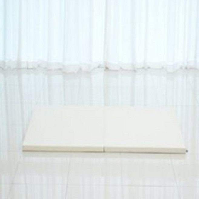 비피프렌즈 논슬립 유아 놀이방 거실 복도 네모네모 폴더매트 2단, 2단 화이트 1000x2000mm, 화이트