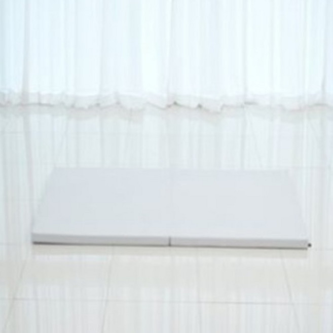 비피프렌즈 논슬립 유아 놀이방 거실 복도 네모네모 폴더매트 2단, 2단 그레이 1000x2000mm, 그레이