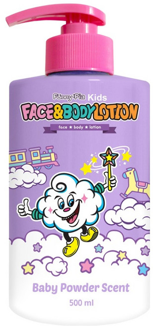 퍼니피아 키즈 페이스 앤 바디로션, 1개, 500ml