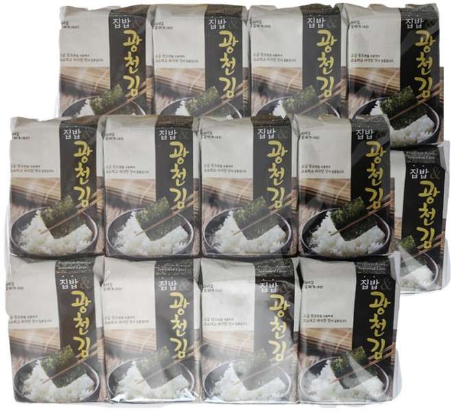 Haeuirak 家常廣川海苔, 32個, 4g