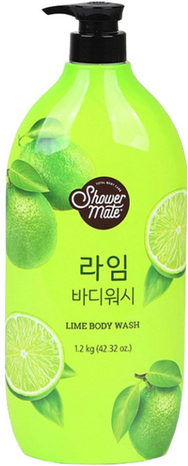 샤워메이트 라임 바디워시, 1.2kg, 1개