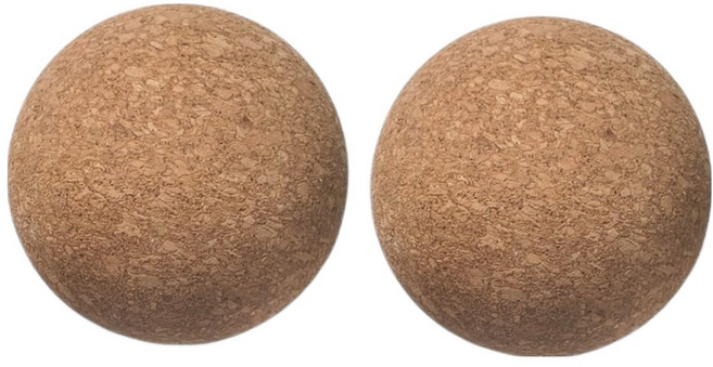 맥스펙 고밀도 코르크 마사지볼 6cm, 2개