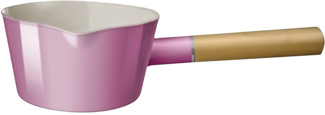 SADOMAIN 仙德曼 琺瑯單柄牛奶鍋 SV315, 粉色, 1個, 15cm