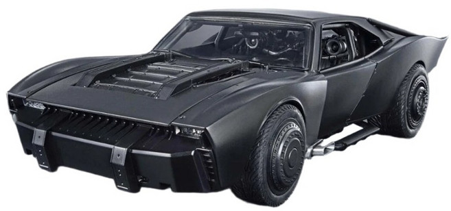 BANDAI THE BATMAN 蝙蝠俠 2022 羅伯派汀森 DC 蝙蝠車組裝模型 5062186 1/35, 黑色, 1個