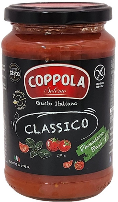 코폴라살레르노 클래시코 소스 무가당, 350g, 1개