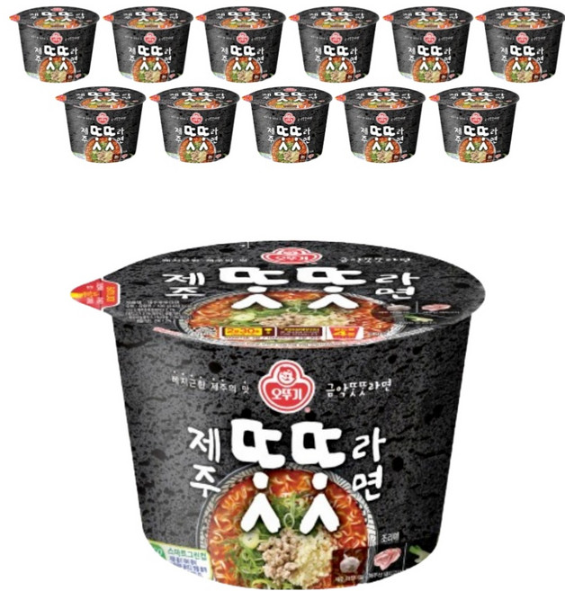 OTOKI 不倒翁 濟州 咚咚拉麵 100g, 12個