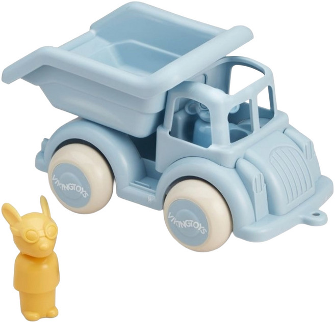 VIKINGTOYS 維京玩具 塑料玩具 RE:LINE 翻斗運砂車 30-81250, 淺藍色, 1個