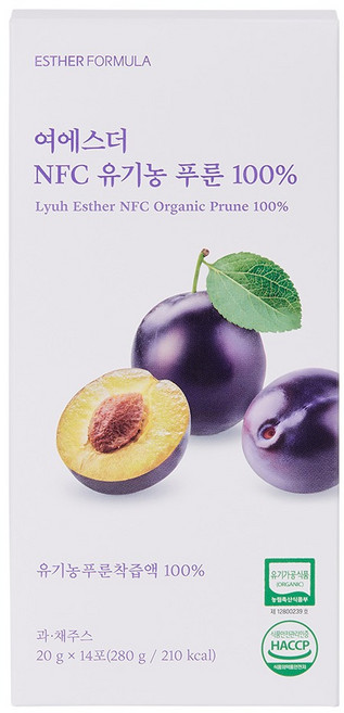 에스더포뮬러 여에스더 NFC 유기농 푸룬 100%, 20g, 14개