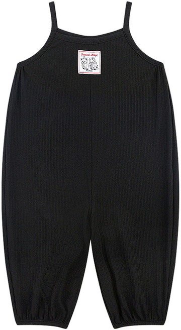 몰리멜리 심플 벌룬시원 오버롤 팬츠