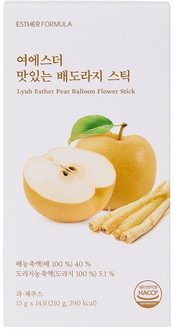 에스더포뮬러 여에스더 맛있는 배도라지 스틱, 210g, 1개