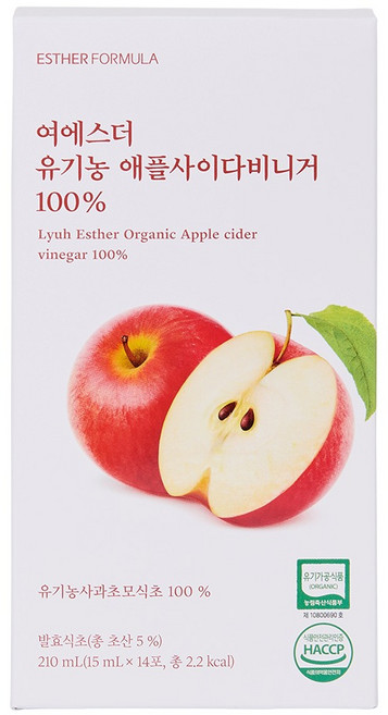 에스더포뮬러 여에스더 유기농 애플사이다비니거 14p, 1개, 210ml