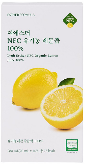에스더포뮬러 여에스더 NFC 유기농 레몬즙 100%, 1개, 14회분
