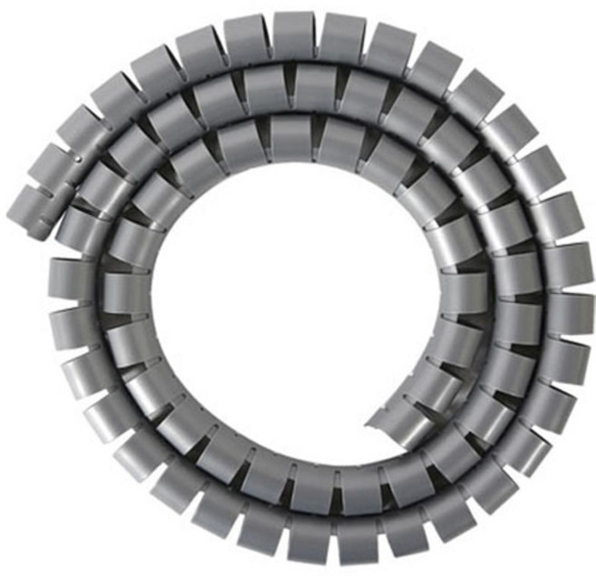 스마토 간편 전선 정리 매직 케이블 그레이 15mm x 1.5m MC1515G, 1개