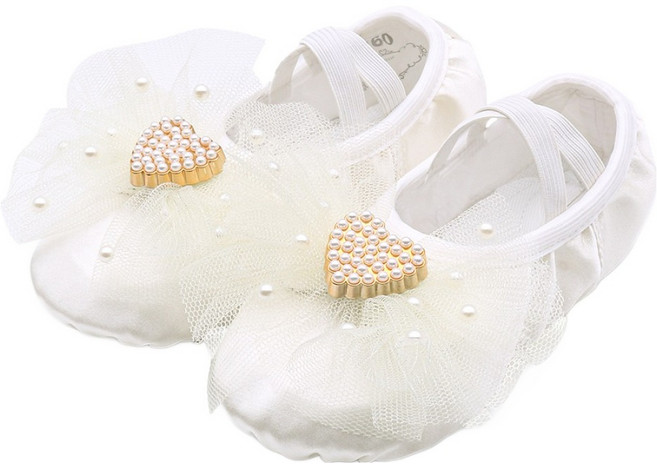 키펀트 새틴 펄 발레슈즈 B-01