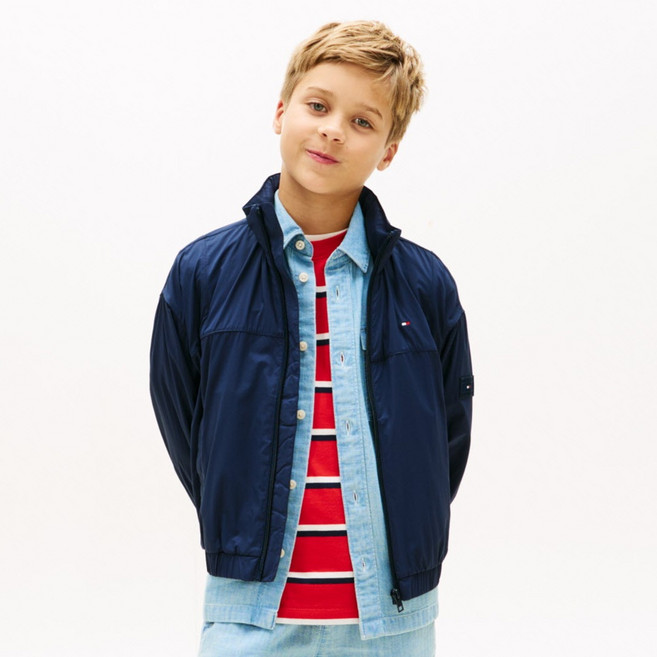 Tommy Hilfiger 兒童無襯裡防風外套