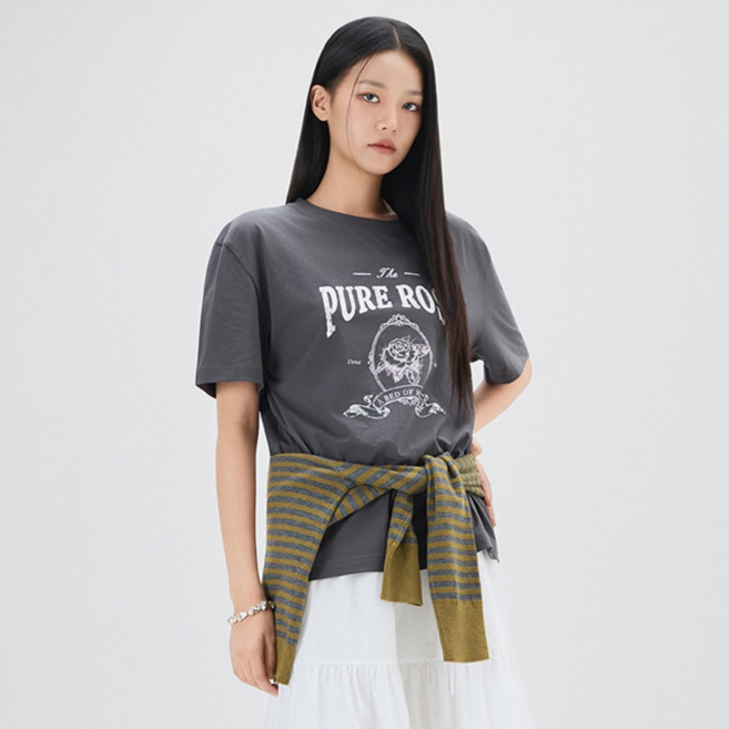 MIXXO 女款復古寬鬆印花T恤