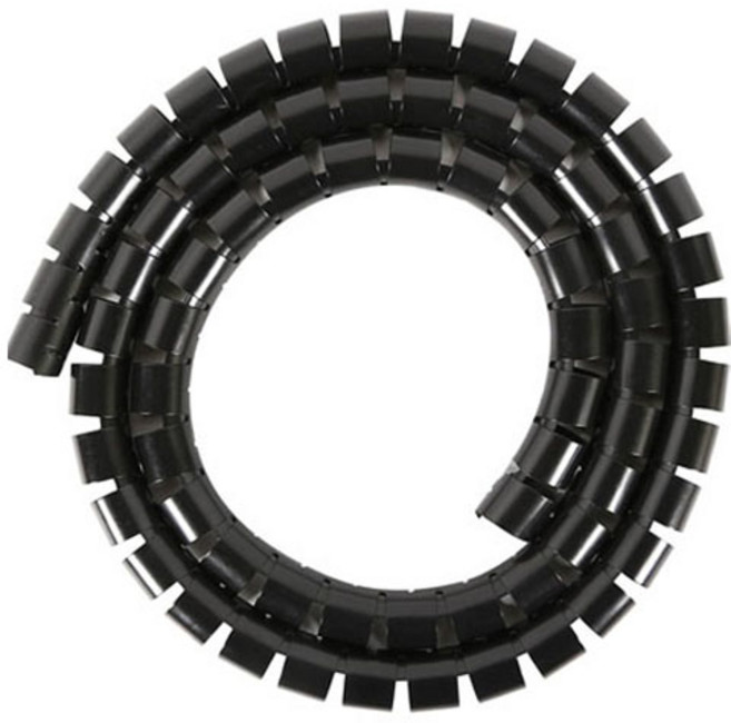 스마토 간편 전선 정리 매직 케이블 블랙 25mm x 1.5m MC2515B, 1개