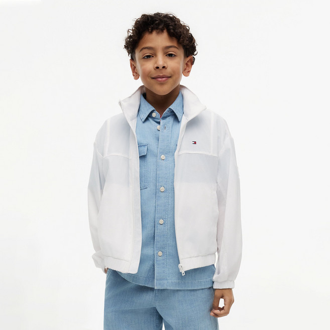 Tommy Hilfiger 無領防風外套