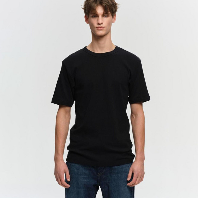 헤인즈 남녀공용 비피 립 크루넥 티셔츠