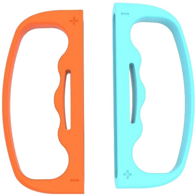 호후 닌텐도 스위치2 조이콘 게임패드 복싱 그립 케이스 펀그립 좌우세트, 오렌지블루, 1세트