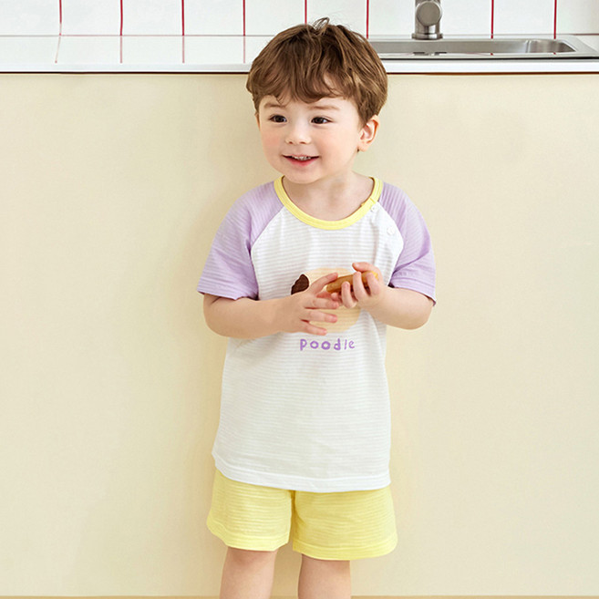 유니프랜드 푸들 5부 내의 상하의 세트