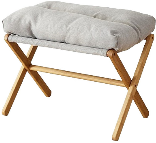 제이에스리빙 사무실 거실 침대 보조 컴퓨터 책상 사각 다리 발 받침 미니 스툴 505041-J3J, 1개, 그레이