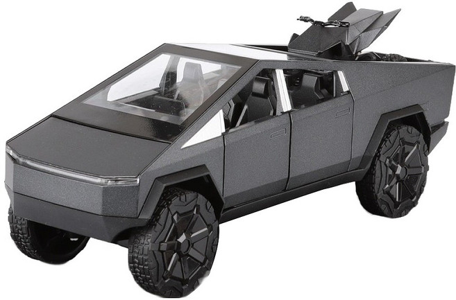 바니랜드 모터쇼 다이캐스트 TSLA 사이버, 블랙, 1개