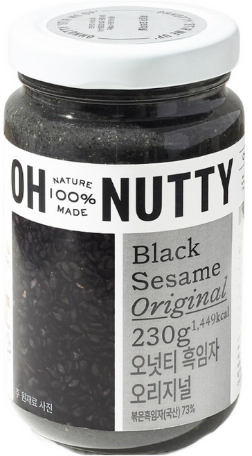 오넛티 흑임자 스프레드, 230g, 1개