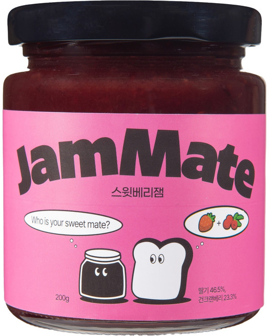 JamMate 甜莓果醬, 1個, 200g