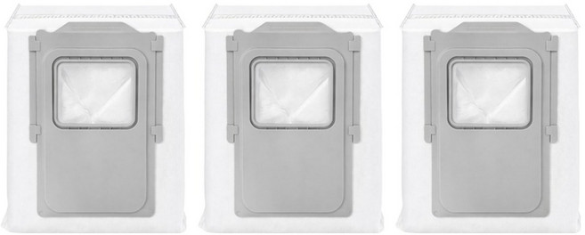 SPACE SHIELD DJI ROMO 系列相容掃地機器人替換集塵站集塵袋 3入組, 1套, DJI ROMO P