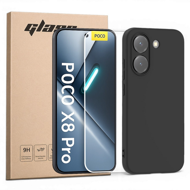 ODG KOREA 올인원 슬림 휴대폰 케이스 + 액정강화 필름 세트