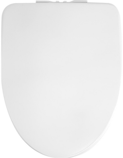 또바기닷컴 슬로우 다운 탈부착 D형 특대형 변기커버, 화이트, 1개