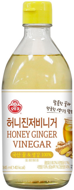 오뚜기 허니진저비니거, 1개, 345ml