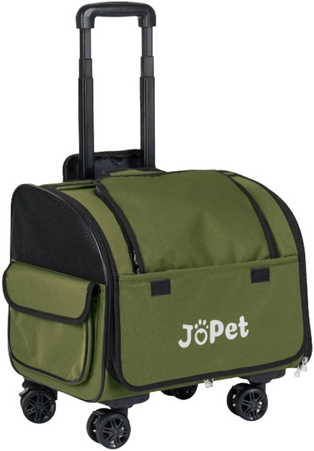 JoPet PicoRoll 皮可羅 寵物拉桿背包 JPC01, 軍風綠, 1個