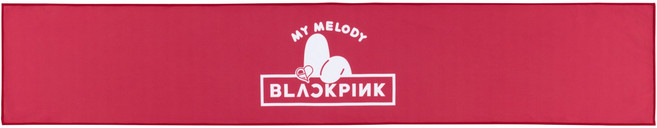 BLACKPINK x 美樂蒂 聯名款 MD 涼感毛巾, 紅色, 單品