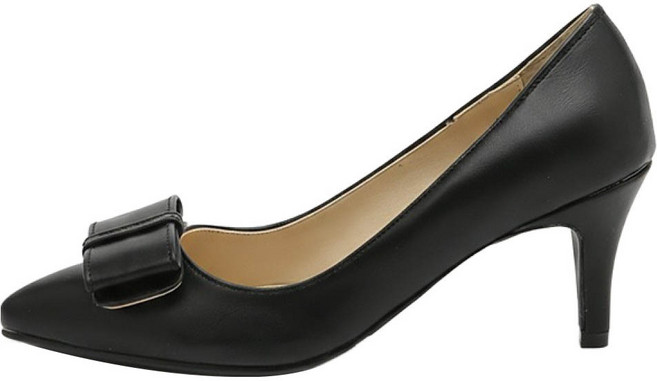 JACK&JILL 女款蝴蝶結舒適高跟鞋 正裝鞋 7cm JA6200