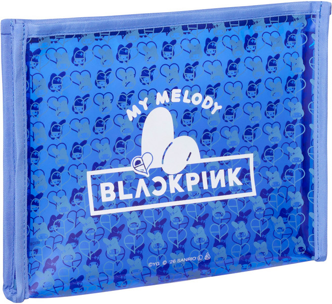 블랙핑크 x 마이멜로디 콜라보레이션 MD 클리어 파우치, 단품