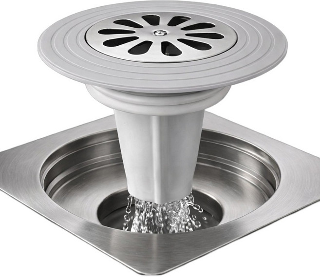 루아즈 실리콘 배수구 트럽 그레이, 1개