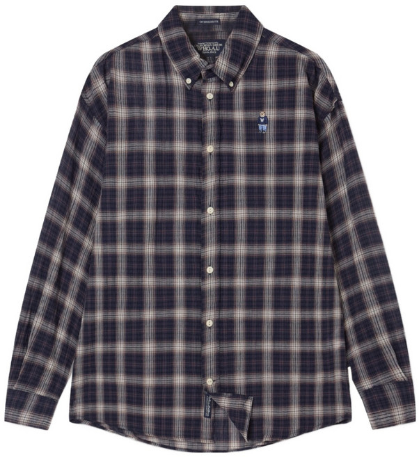 WHO.A.U 男女通用 Summer Crinkle Check Shirts