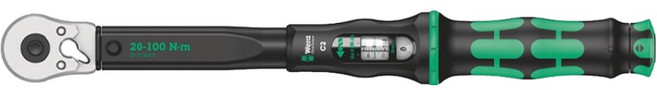 Wera 20-100Nm 頂針式精密扭力扳手 075621, 1個