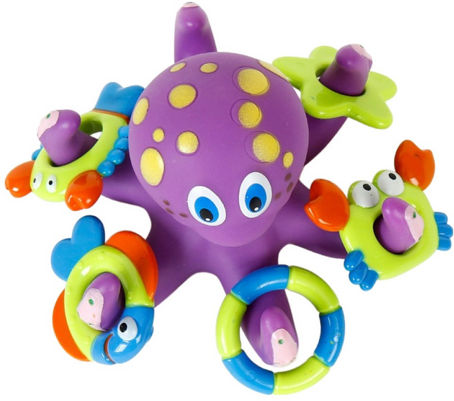 헬로디노 문어링 물놀이 장난감, 1개, 혼합색상